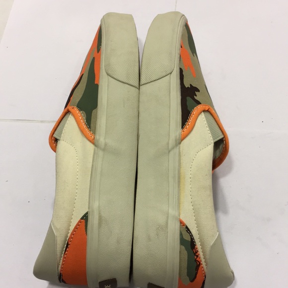 NWOT Stroya  Stripe Orange/ Camo Shoes. Size: 9.0 - Picture 6 of 8